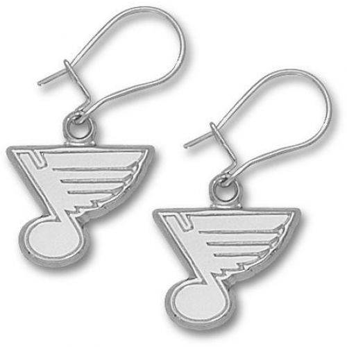 St. Louis Blues Sterling Silver Dangle Earrings
