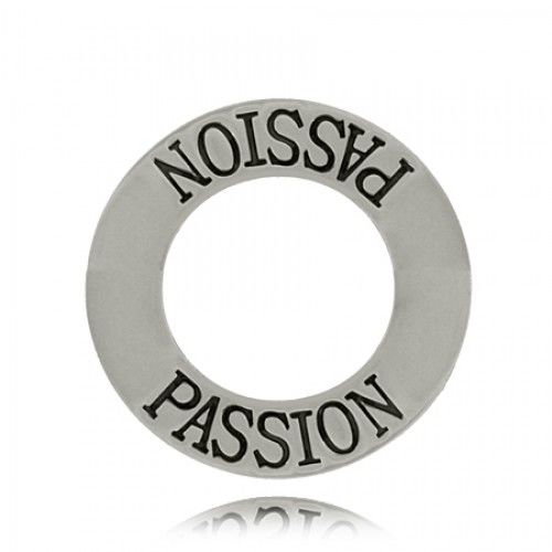Sterling Silver Pendant Passion Affirmation Ring Charm
