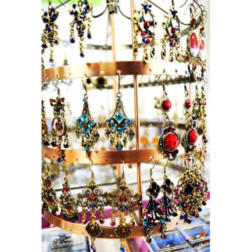 Vintage Style Rhinestone Earrings Case Pack 120