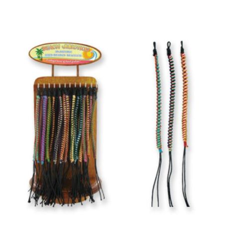 Beach Junction Adjustable Hand Braided Bracelets Case Pack 96