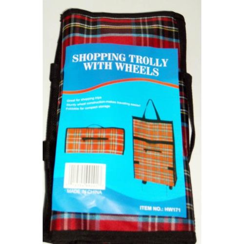 Shopping Trolley with Wheels Case Pack 24