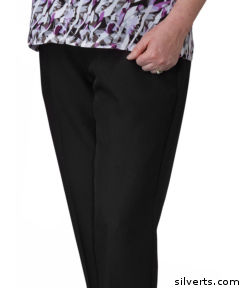 Womens Open Side Snap Adaptive Pants - Nursing Home Clothing