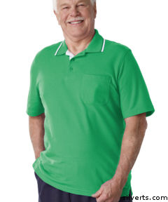 Mens Regular Short Sleeve Cotton Interlock Polo Shirt Top