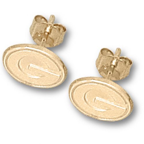 Green Bay Earrings - G 1/4"" Stud Earrings