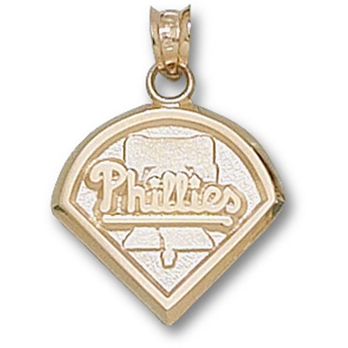 Philadelphia Phillies Pendant - 10k Gold Full Team Logo 5/8