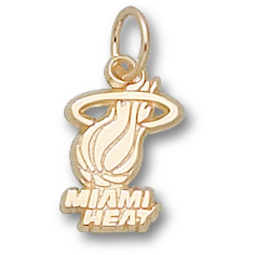Miami Heat Pendant - 10k Gold Team Logo
