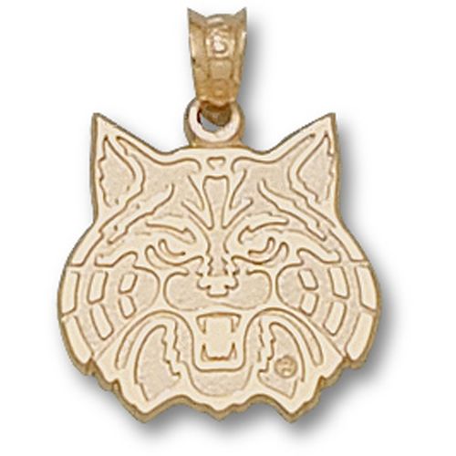 University of Arizona Pendant - 10k Gold Wildcat 1/2