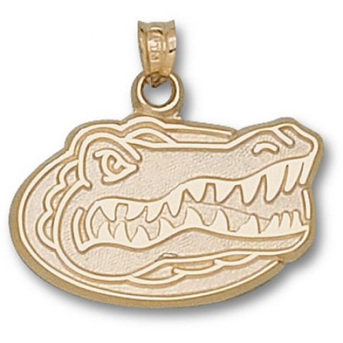 University of Florida Pendant - 10k Gold Gator Head 5/8