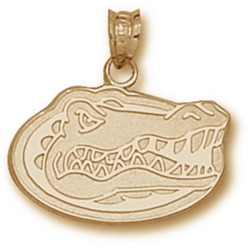 University of Florida Pendant - 10k Gold Gator Head 1/2
