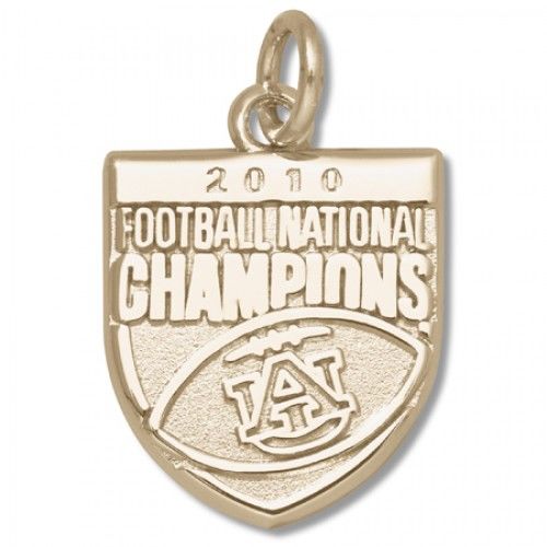 Auburn University Pendant - 10k Gold National Champions