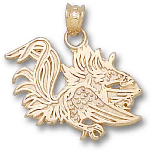 University of South Carolina Pendant - 10k Gold Gamecock 5/8