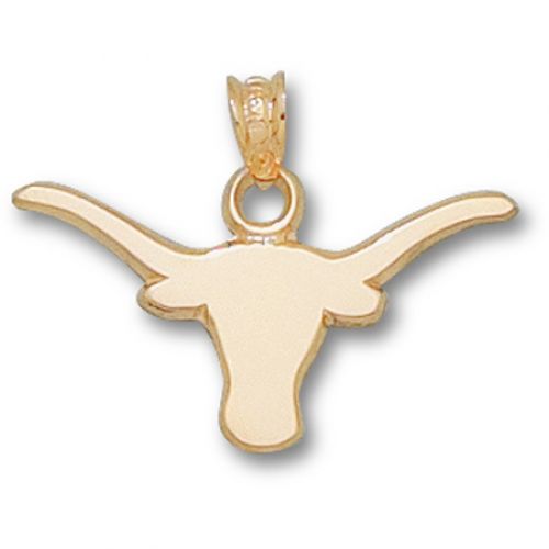 University of Texas Pendant - 10k Gold Longhorn 3/8