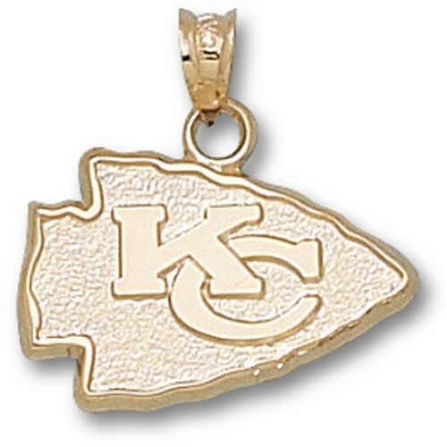 Kansas City Chiefs Pendant - 10k Gold Kc Logo