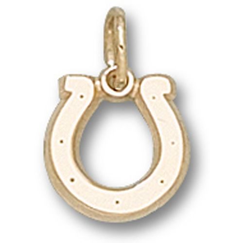 Indianapolis Colts Pendant - 10k Yellow Gold Horseshoe