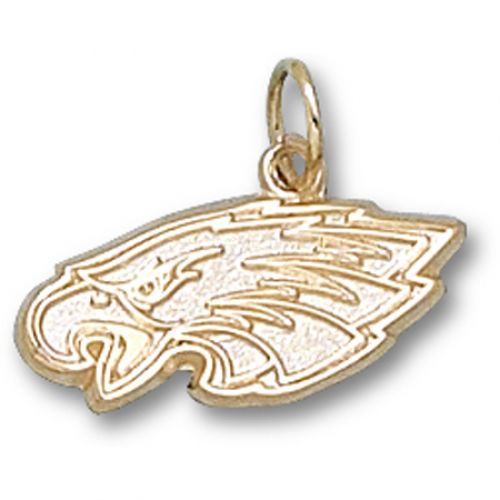 Philadelphia Eagles Pendant - 10k Gold Eagles Head 5/16