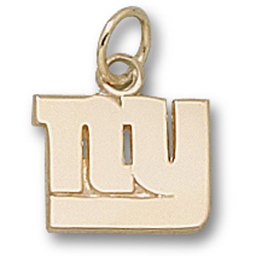New York Giants Pendant - 10k Gold NE Logo