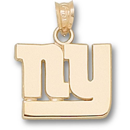 New York Giants Pendant - 10k Gold N& Logo