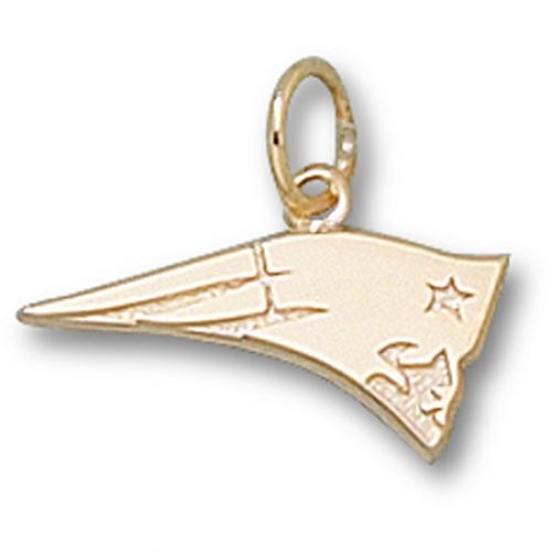 New England Patriots Pendant - 10k Gold Full Logo