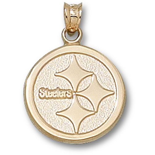Pittsburgh Steelers Pendant - 10k Gold Team Logo 5/8