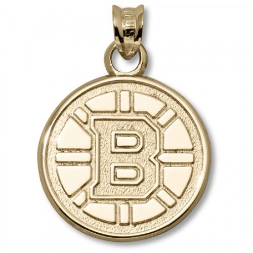 Boston Bruins Pendant - 10k Gold New ""B"" Logo