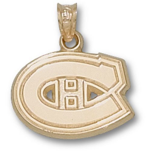 Montreal Canadians Pendant - 10k Gold C Logo