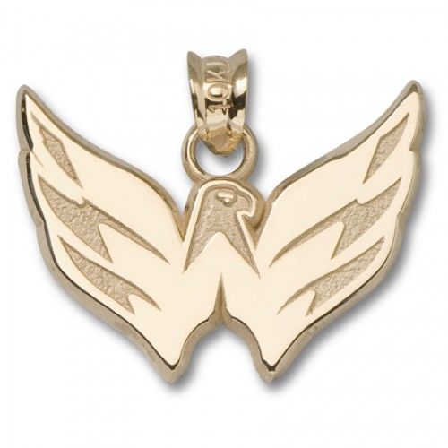 Washington Capitols Pendant - 10k Gold New Eagle 5/8