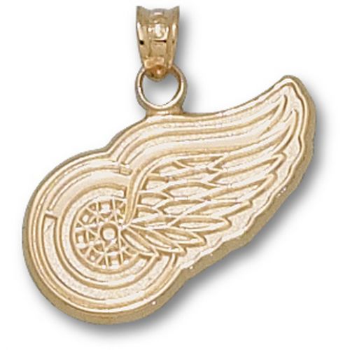 Detroit Red Wings Pendant - 10k Yellow Gold Red Wings
