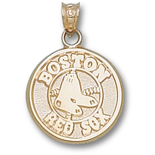 Boston Dangle / Baseball Pendant - Round Logo 5/8