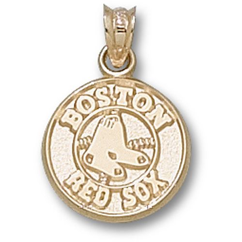 Boston Dangle / Baseball Pendant - Round Logo 1/2