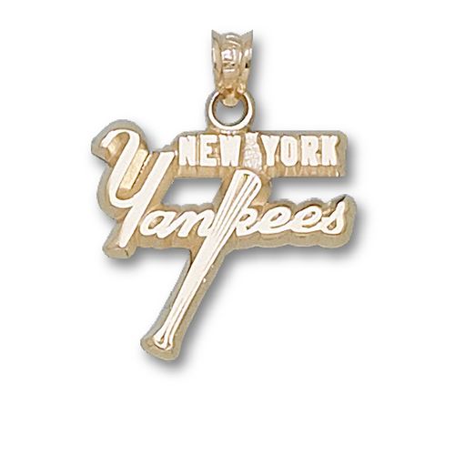 New York Dangle Pendant - ""Yankees"" W/ Bat