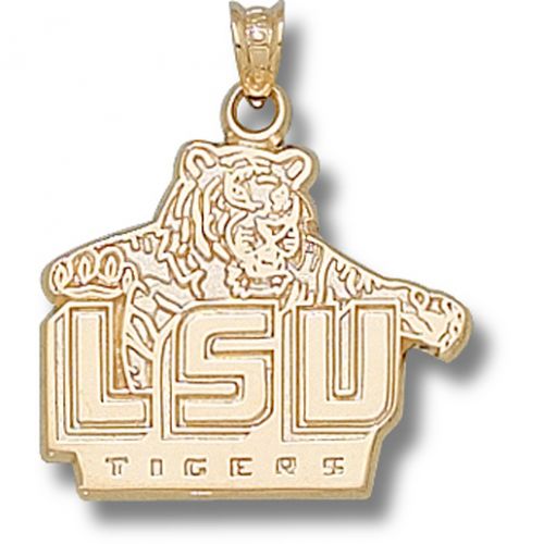 Louisiana State University  Dangle Pendant - New ""Lsu Tigers"" Tiger 3/4