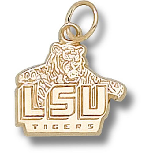 Louisiana State University  Dangle Pendant - New ""Lsu Tigers"" Tiger 1/2