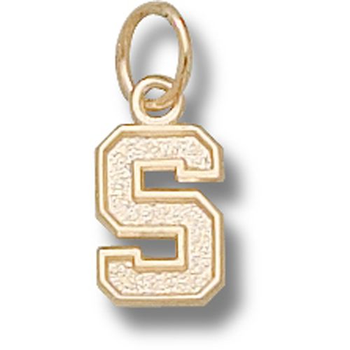 Michigan State University  Dangle Pendant - Sm ""S"" 1/2