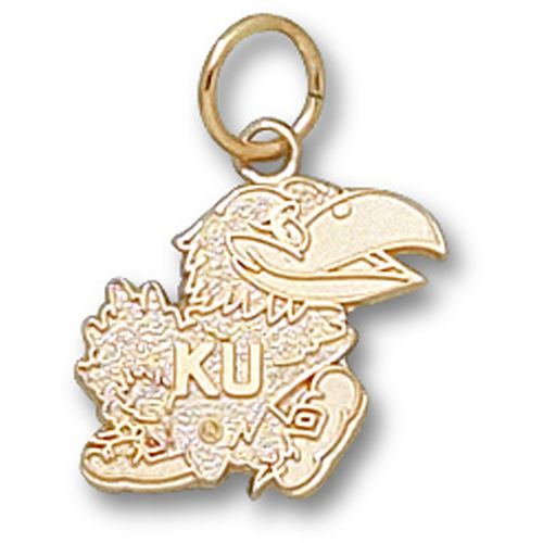 University of Kansas  Dangle Pendant - Jayhawk 1/2
