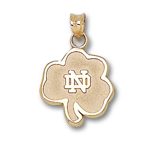 University of Notre Dame Dangle Pendant - Shamrock