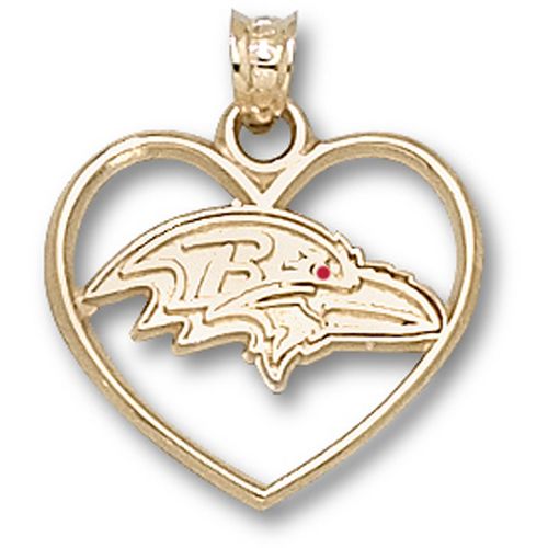 Baltimore Dangle Pendant - Profile Logo Heart