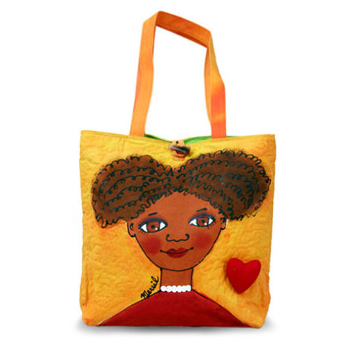 BrightFaces Frizzy Large Tote Bag