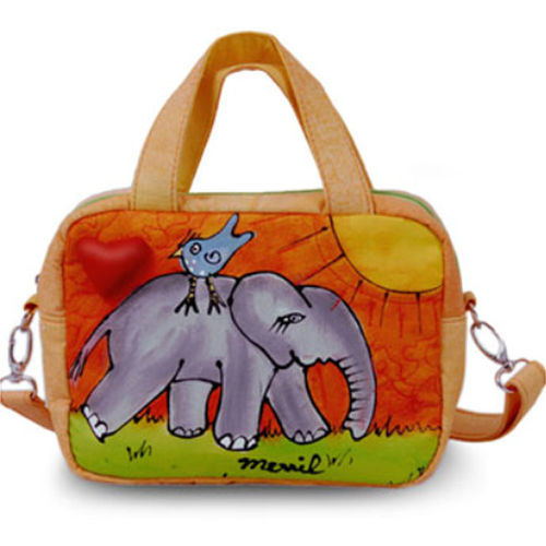 BrightWorld Elephant Small Shoulder Tote Bag