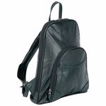 Embassy&trade; Italian Stone&trade; Design Genuine Lambskin Leather Backpack/Purse