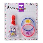 5 Piece Girls Bangle and Accessory Pack Case Pack 72