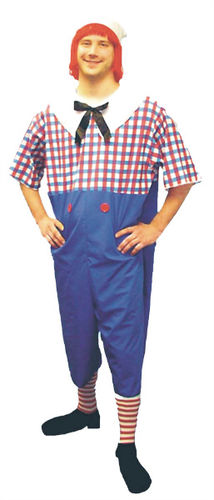 Raggedy Andy Men's Plus Size Costume