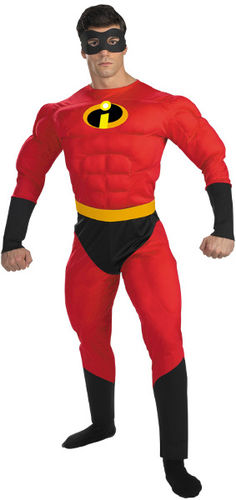 Mr. Incredible Muscle Men's Costume- Size 42-46