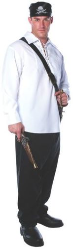 Pirate Shirt Mens Costume One Size