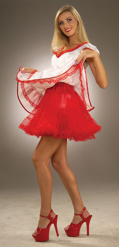 Costume Crinoline: Red, Adult