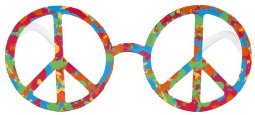Glasses Peace Sign Psychedelic