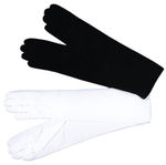 Gloves Elbow Length Black 1 Size
