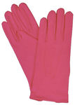 Costume Gloves: Nylon w/Snap- Hot Pink