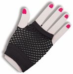 Gloves Fingerless Fishnet Black Case Pack 2