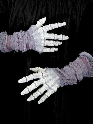 Hands Gauze Ghostly Bones