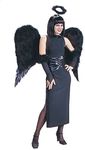 Angel Wings Feather Adult Black